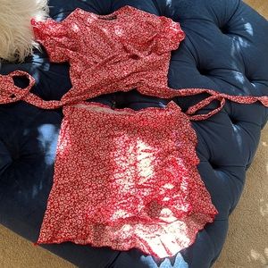 Zaful 2 piece skirt set